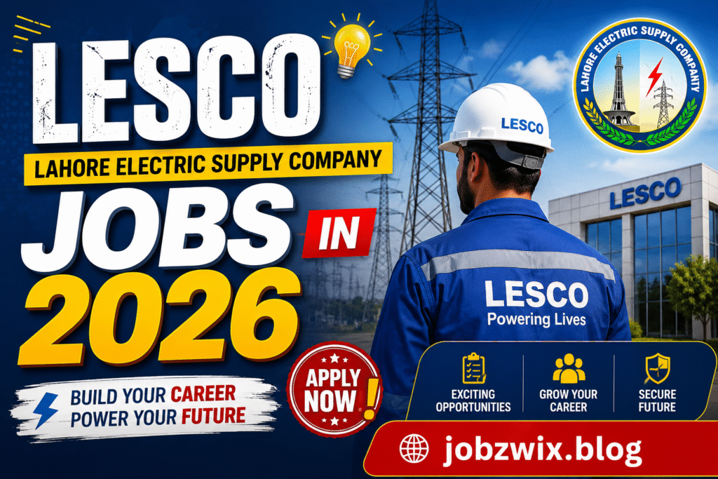 Lahore Electric Supply Company LESCO Jobs in 2026
