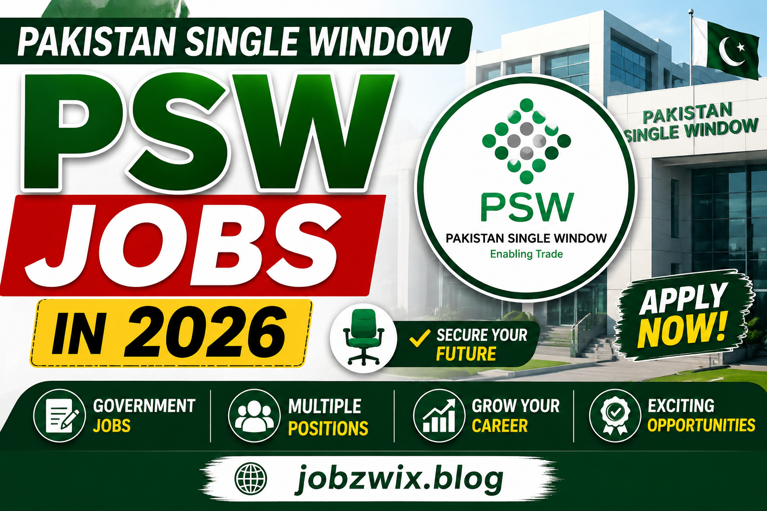 Latest Announcement for Pakistan Single Window PSW Jobs in 2026 – Apply Online at PSW Jobs 2026