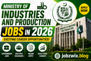 Ministry of Industries and Production Jobs in 2026