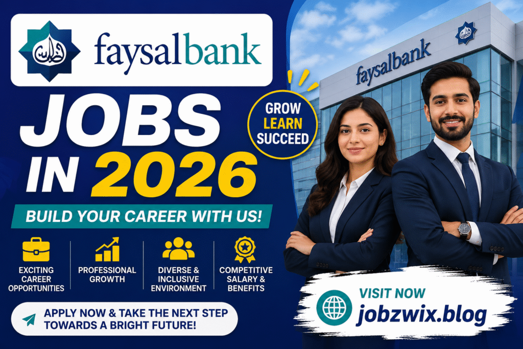 Faysal Bank Jobs in 2026