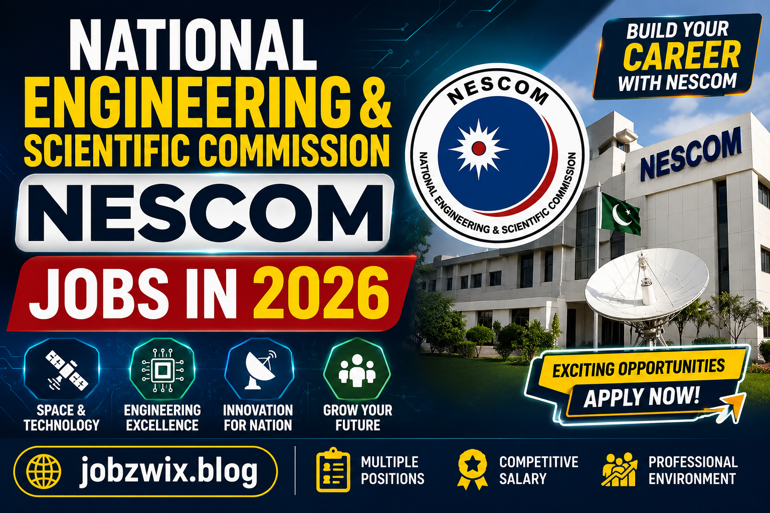 National Engineering and Scientific Commission NESCOM Jobs in 2026