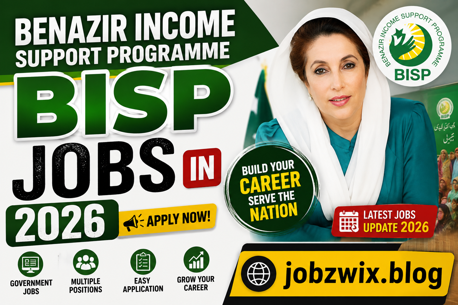 Benazir Income Support Programme BISP Jobs in 2026